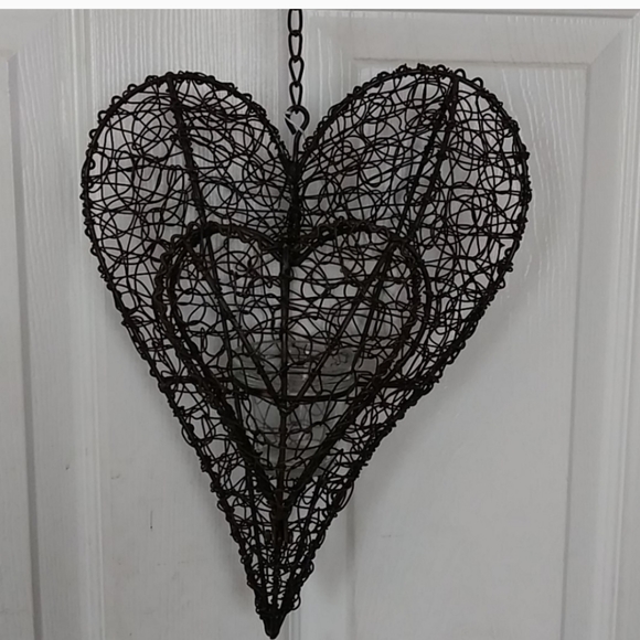 Home Interiors Accents Home Interiors Hanging Heart Tea Light Holder Poshmark